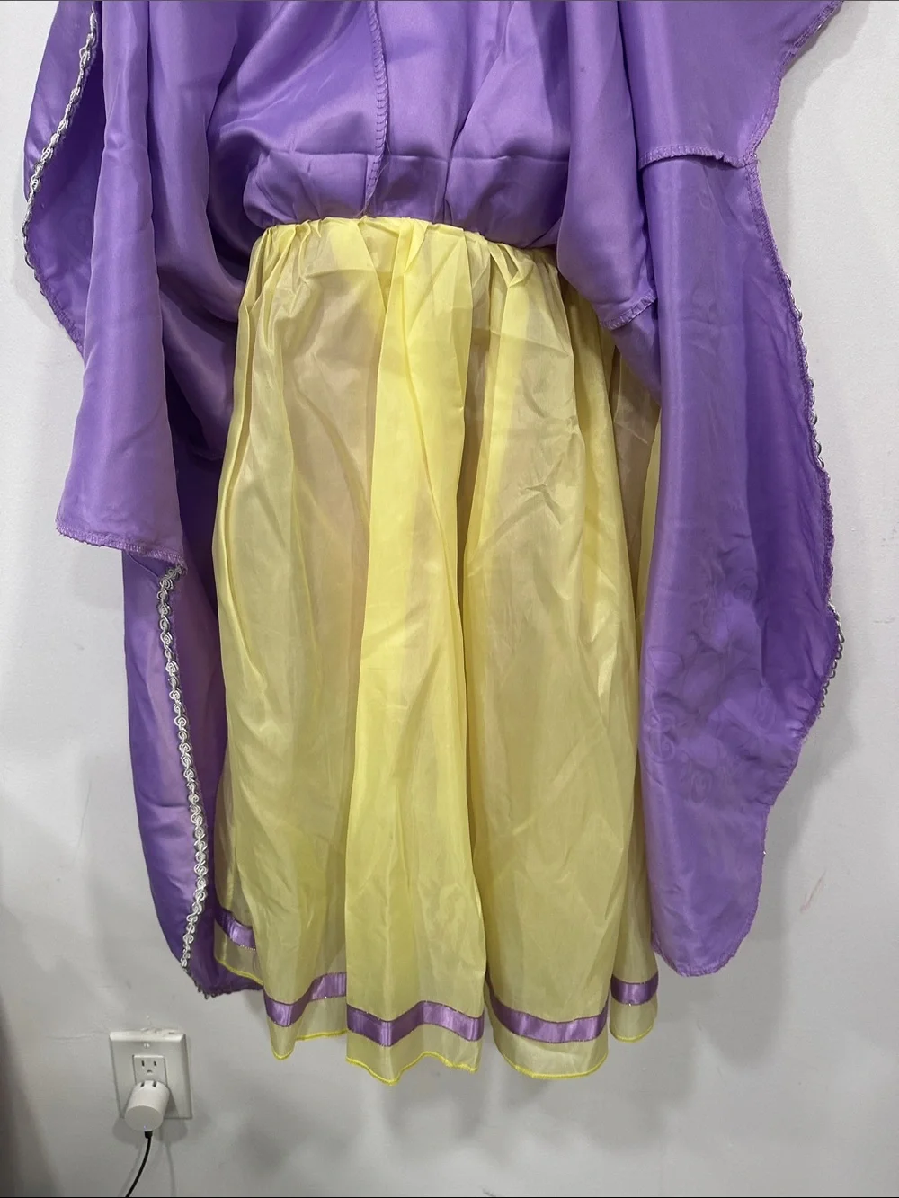 Princess Gown Costume Dress & Accessories Shoes Crown Gloves Sofia Rapunzel 8/10